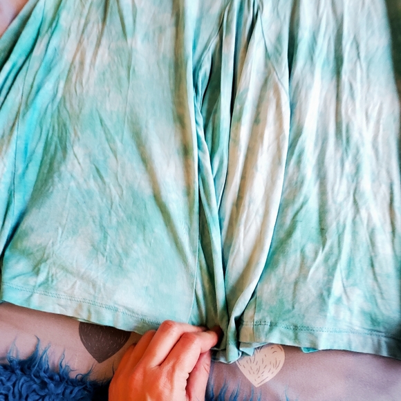 🍭 3 x $25 | INDIRA Tie Dye Turquoise Mermaid skirt Sz M - Picture 4 of 7